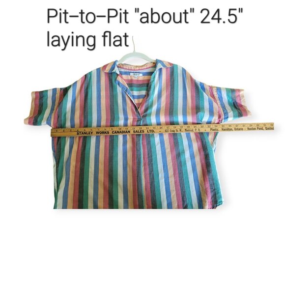 Madewell Cotton Oversized Shirt with Back Buttons size S - Picture 9 of 15